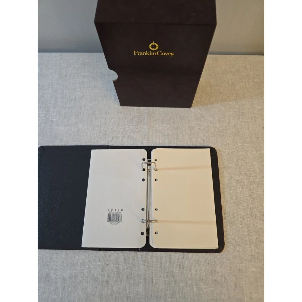 Vintage Franklin Covey Storage Binder-Classic Size-Burgundy Item # 19078 & 19083